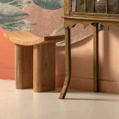 Wohnen Asiatischer Hocker aus Paulownia massiv - Dualko