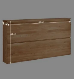 Asteiche Schuhschrank für die Wandmontage - Sotunes^Wohnen Sale