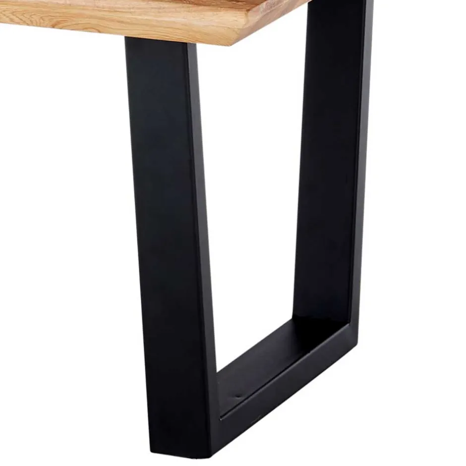 Asteiche Sofatisch im Industrial Design - Ceraldina^Wohnen Clearance