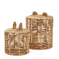 Kinder Wohnen Aufbewahrungskörbe fürs Kinderzimmer - Angliova (zweiteilig)