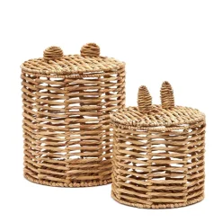 Kinder Wohnen Aufbewahrungskörbe fürs Kinderzimmer - Angliova (zweiteilig)