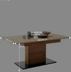 Ausgefallene Tischgruppe modern - Flacona (siebenteilig)^Wohnen Online