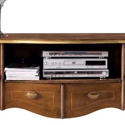 Ausgefallene TV Wohnwand Möbel Set - Carlenna (vierteilig)^Wohnen Discount