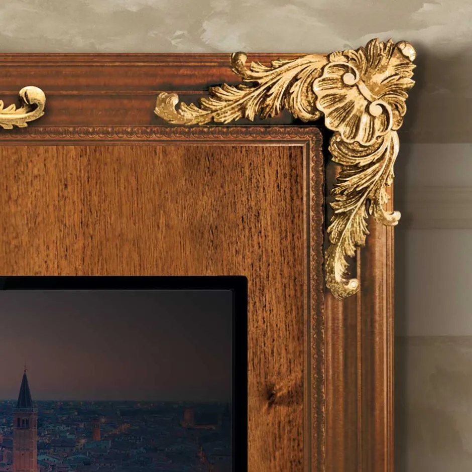 Ausgefallene TV Wohnwand Möbel Set - Carlenna (vierteilig)^Wohnen Discount