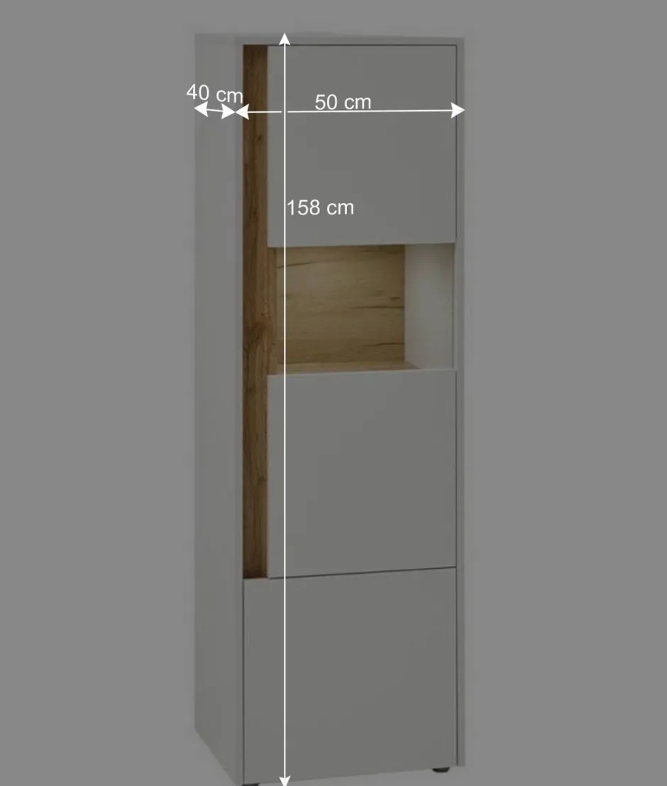 Wohnen Ausgefallene Wohnwand Möbel Set - Nonessia (vierteilig)
