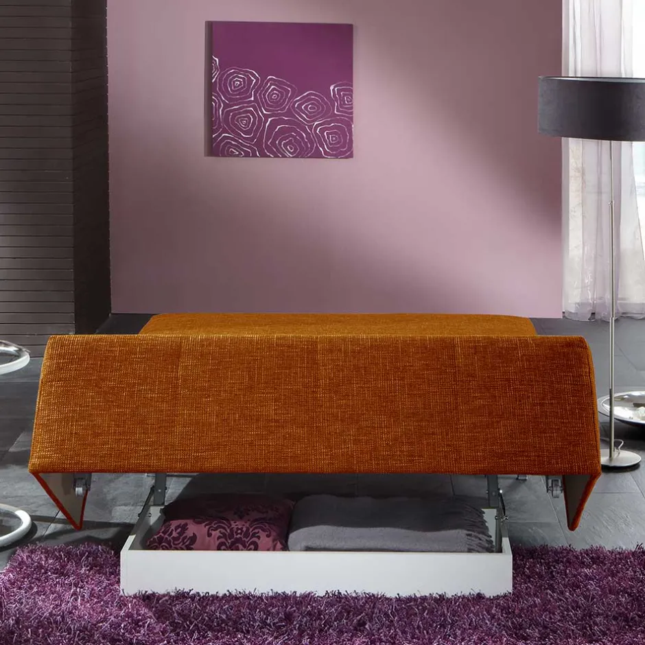 Wohnen Ausklappbares Sofa in Orange - Matrona