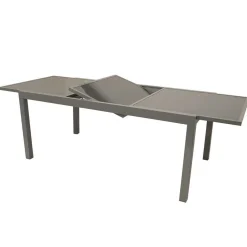 Wohnen Ausziehbarer Gartentisch Glasgow aus Glas & Alu