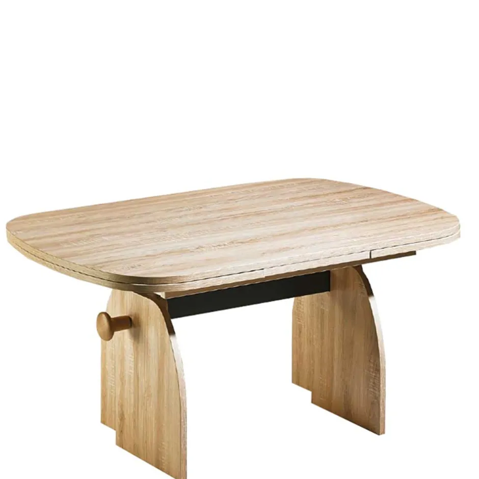 Wohnen Ausziehbarer Wohnzimmertisch höhenverstellbar - Humitas