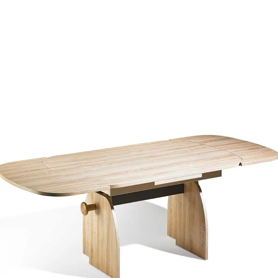 Wohnen Ausziehbarer Wohnzimmertisch höhenverstellbar - Humitas