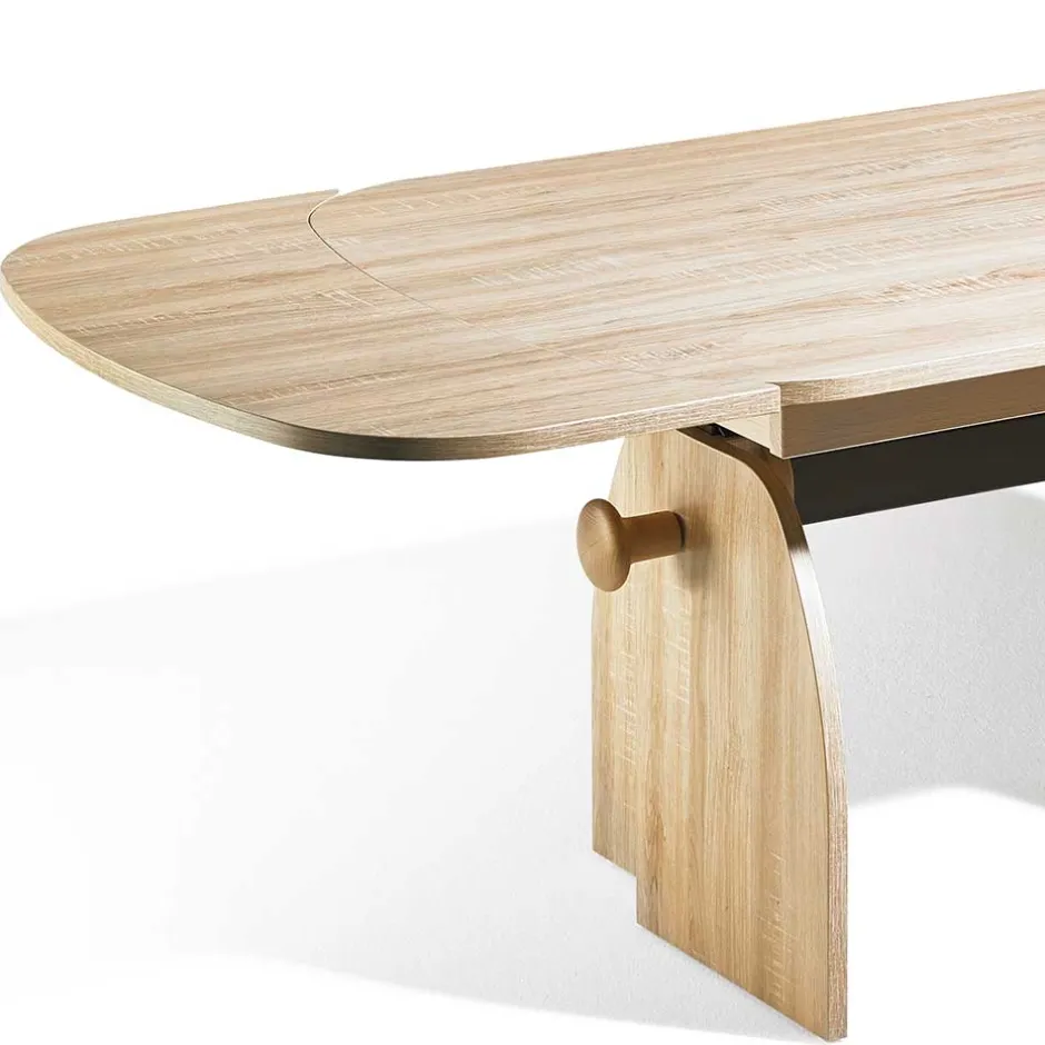 Wohnen Ausziehbarer Wohnzimmertisch höhenverstellbar - Humitas