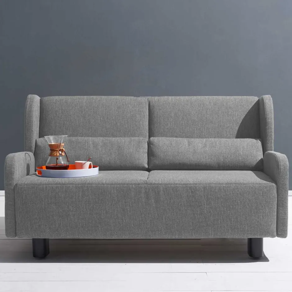 Wohnen Ausziehsofa in Grau Stoff - Vergoma