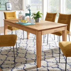 Wohnen Ausziehtisch aus massiver Wildeiche geölt - Flo