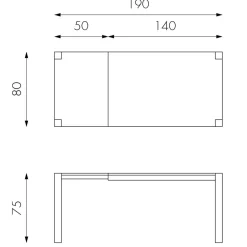 Ausziehtisch Fyona mit Eiche hell furniert^Wohnen