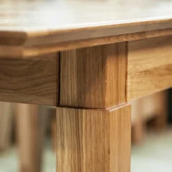 Wohnen Ausziehtisch Masdamos aus Wildeiche massiv