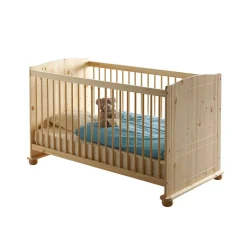 Babybett Cilian aus Kiefer Massivholz^Wohnen Sale