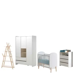 Babyzimmer Kompletteinrichtung in Weiß - Mauricia (vierteilig)^Wohnen Online