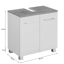 Wohnen Bad Beckenschrank zum Hängen oder Stellen - Lasdias