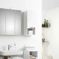 Bad Hängeschrank mit Fach und Tür - Zenata^Wohnen Best