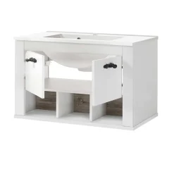 Wohnen Bad Hänge-Waschtisch im Country Style - Doules