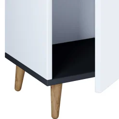 Wohnen Bad Hochkommode mit Schubladen und Tür - Rondja