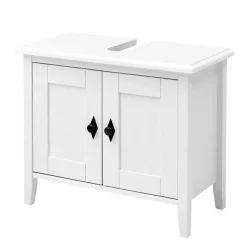 Wohnen Bad Landhaus Unterbeckenschrank in Weiß - Satumare