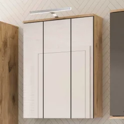 Wohnen Bad Oberschrank mit Spiegeltüren 60 cm breit - Depart