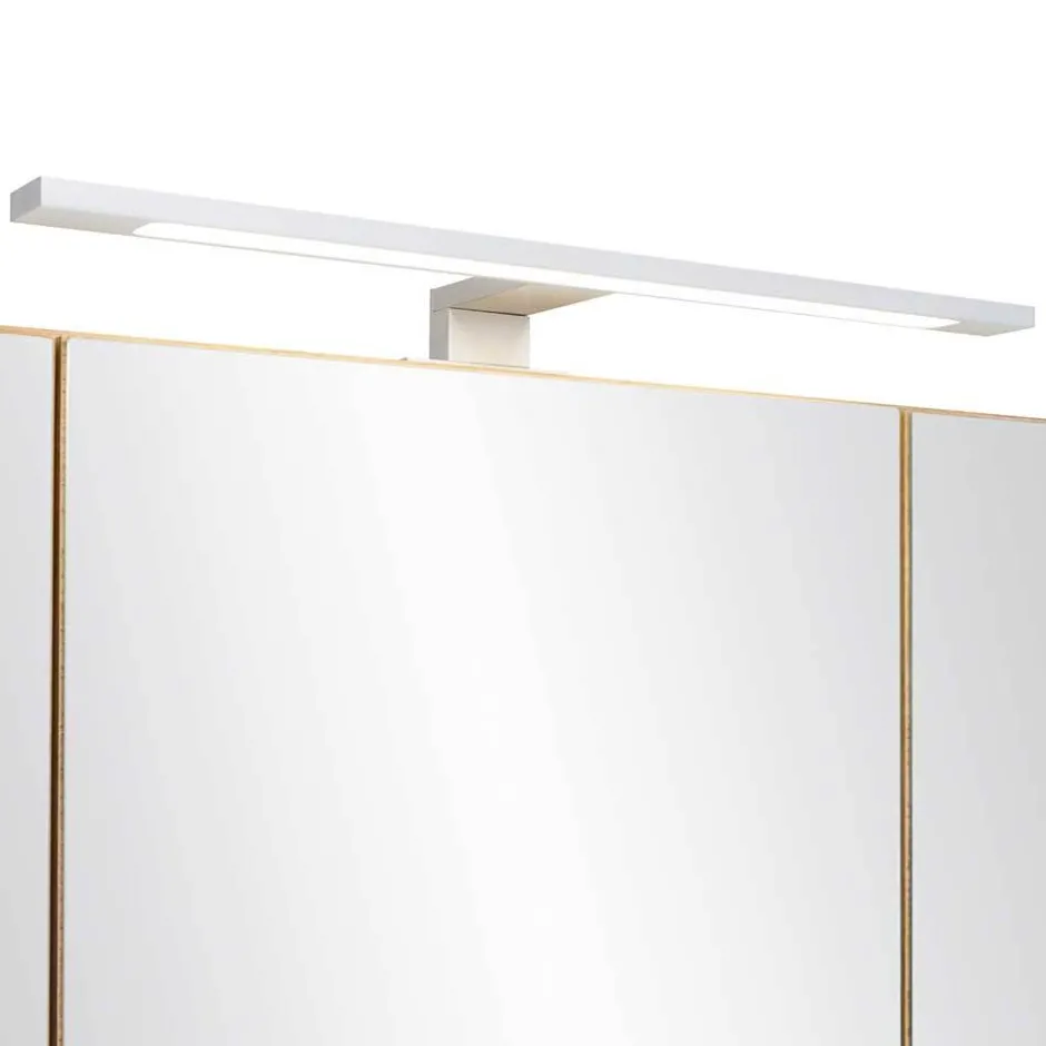 Wohnen Bad Spiegelschrank in Eiche Hell - Vibulam