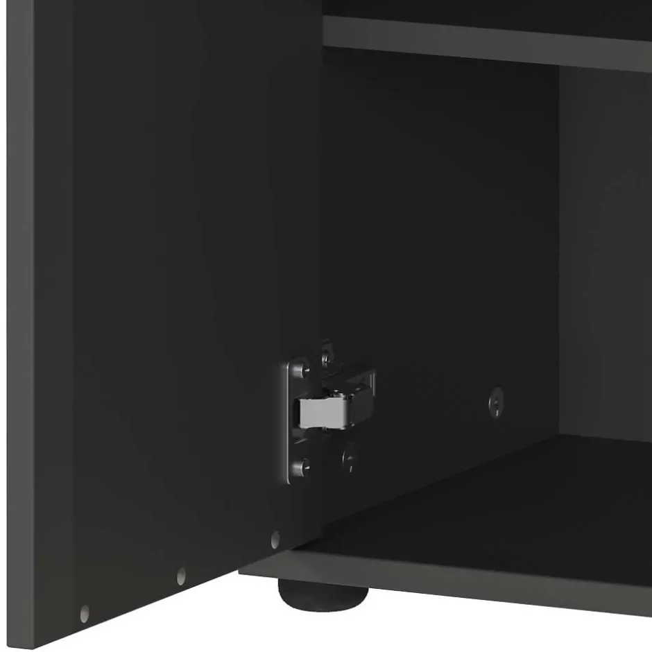 Wohnen Bad Vertiko in Dunkelgrau - Rufu