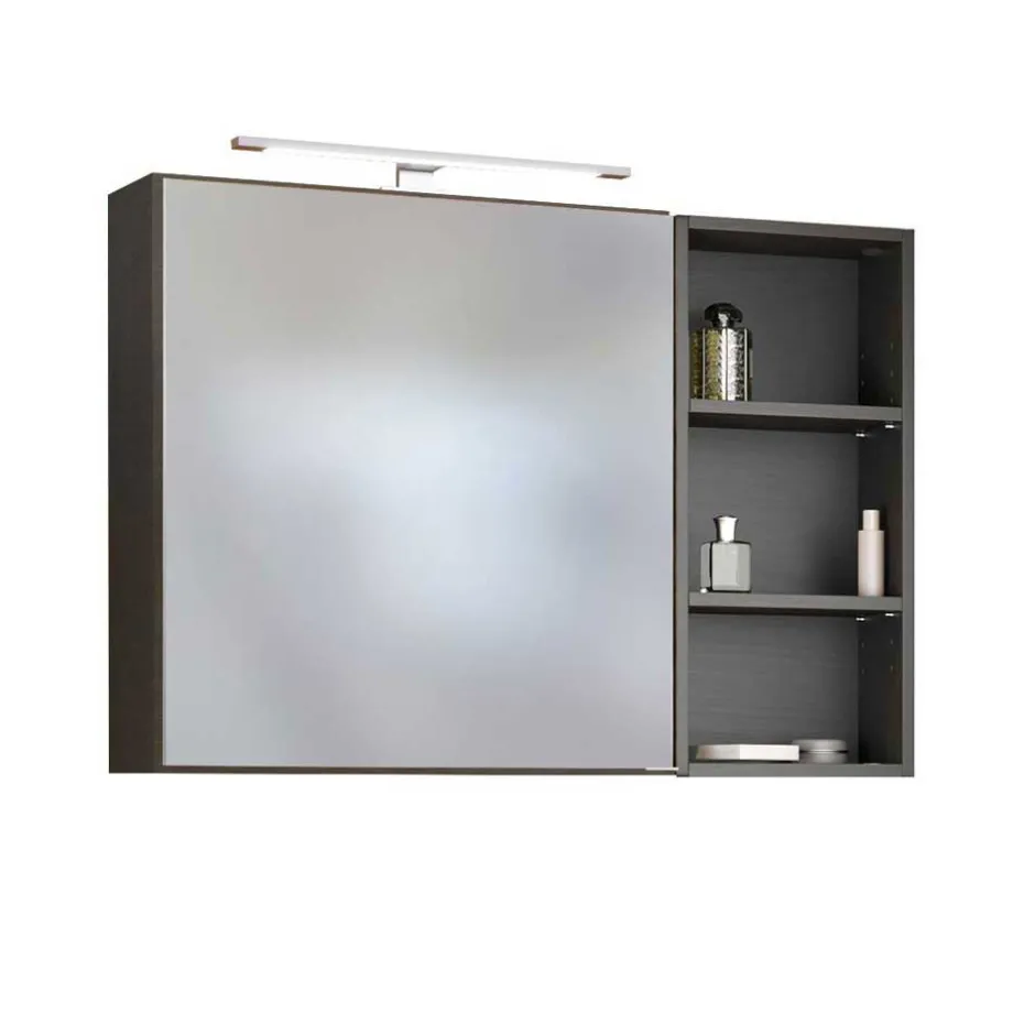 Wohnen Bad Wandregal & Spiegelschrank - Estregos (dreiteilig)