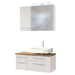 Bad Waschbecken-Schrank Set - Enwicos (dreiteilig)^Wohnen Discount