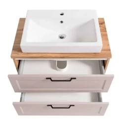 Wohnen Bad Waschtischkonsole mit Becken - Trioto