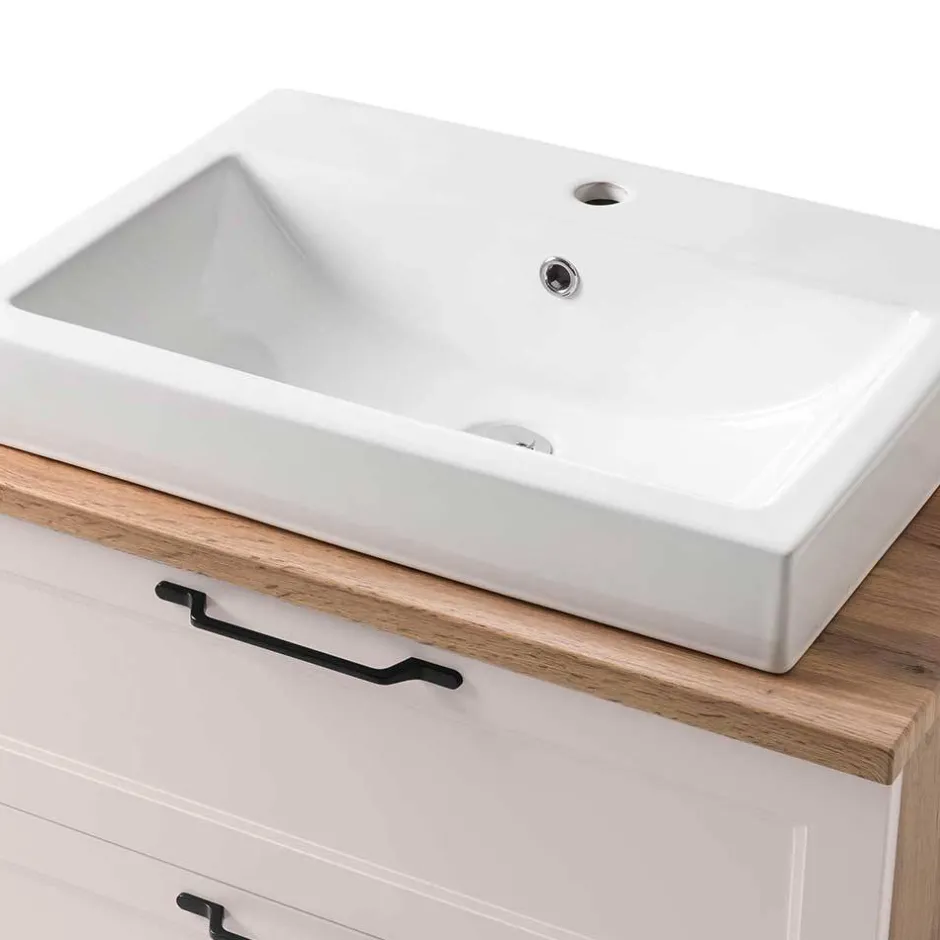 Wohnen Bad Waschtischkonsole mit Becken - Trioto
