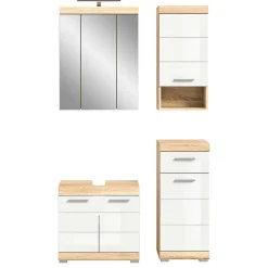 Wohnen Badblock Möbelset modern - Calbanyara (dreiteilig)