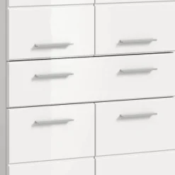 Badezimmer Midischrank in Weiß - Henriette^Wohnen Outlet