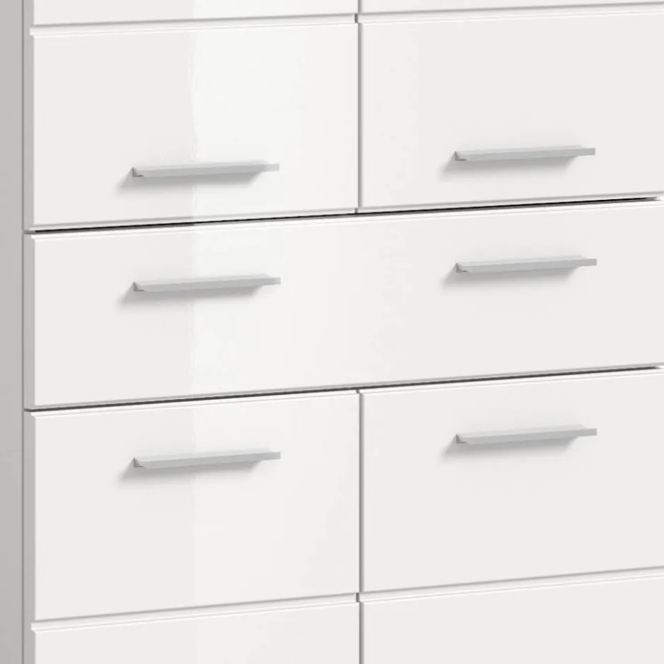 Badezimmer Midischrank in Weiß - Henriette^Wohnen Outlet