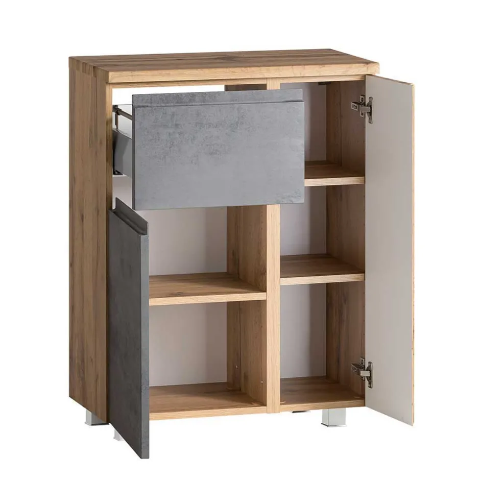 Badezimmer Schrankset modern - Mia (dreiteilig)^Wohnen Online