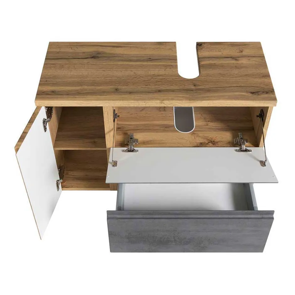 Badezimmer Schrankset modern - Mia (dreiteilig)^Wohnen Online