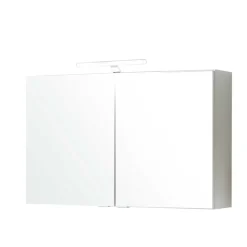 Wohnen Badezimmer Spiegelschrank Tymos mit LED Beleuchtung
