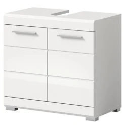 Wohnen Badezimmer Unterbeckenschrank in Weiß - Henriette