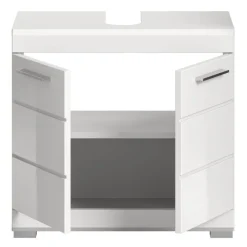 Wohnen Badezimmer Unterbeckenschrank in Weiß - Henriette