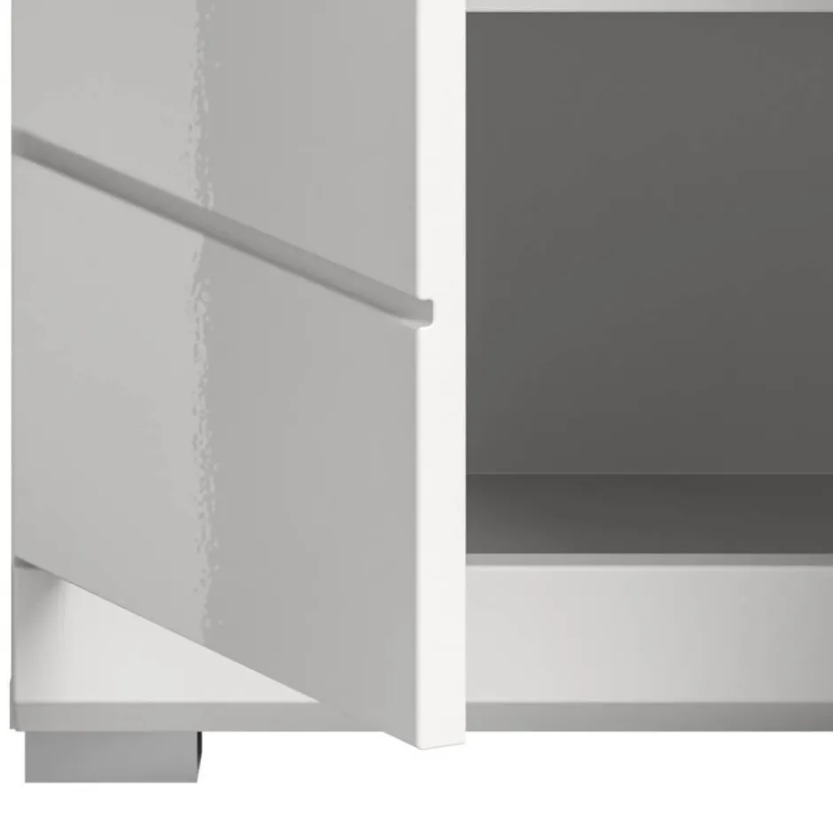 Wohnen Badezimmer Unterbeckenschrank in Weiß - Henriette