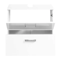 Wohnen Badezimmer Waschbeckenschrank Sagunis in Weiß