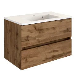 Badezimmer Waschplatz in Holz Optik - Iliam^Wohnen Discount