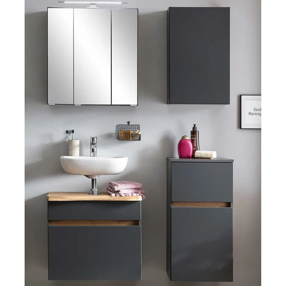 Wohnen Badezimmerblock Schrank Set - Agiruan (vierteilig)