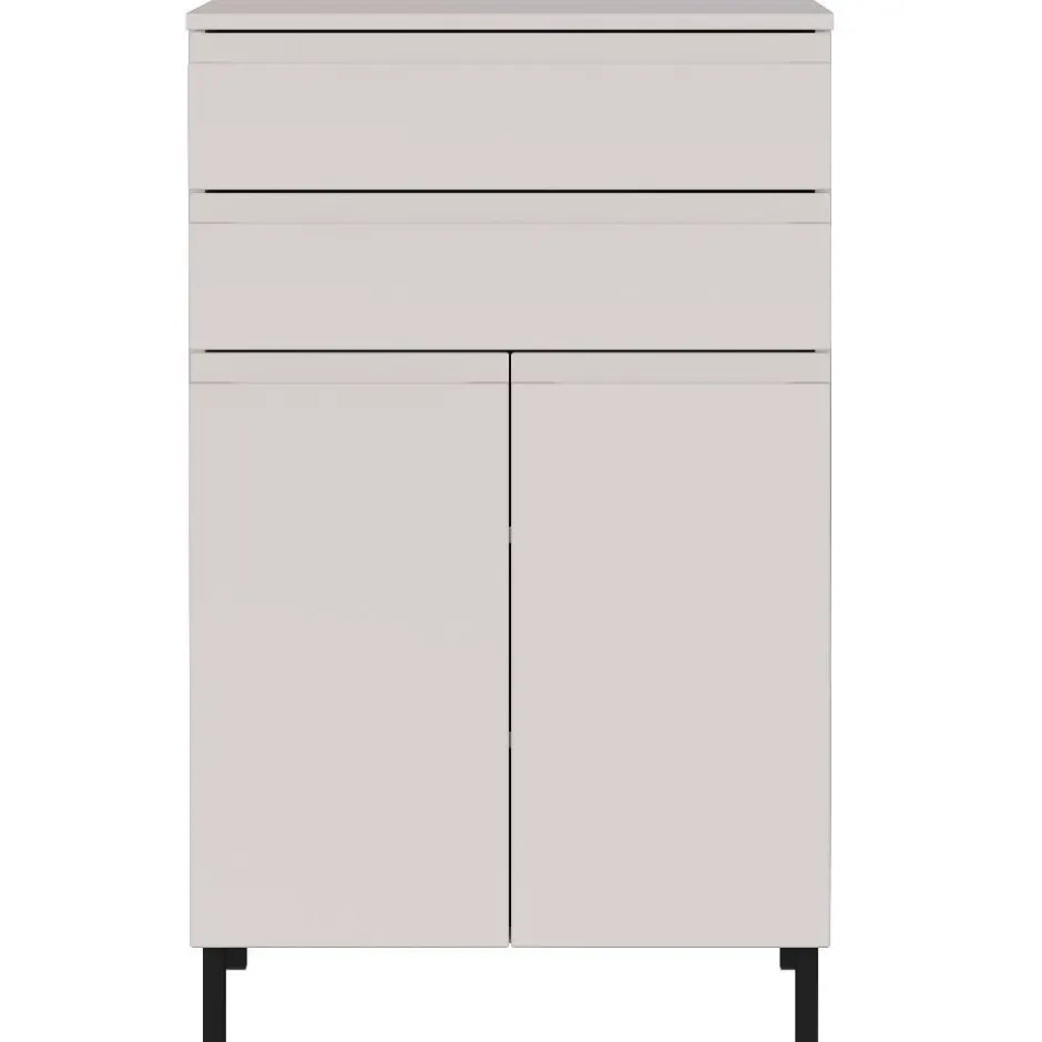 Wohnen Badezimmer-Kommode in Hellgrau - Dadra