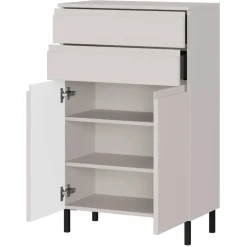 Wohnen Badezimmer-Kommode in Hellgrau - Dadra