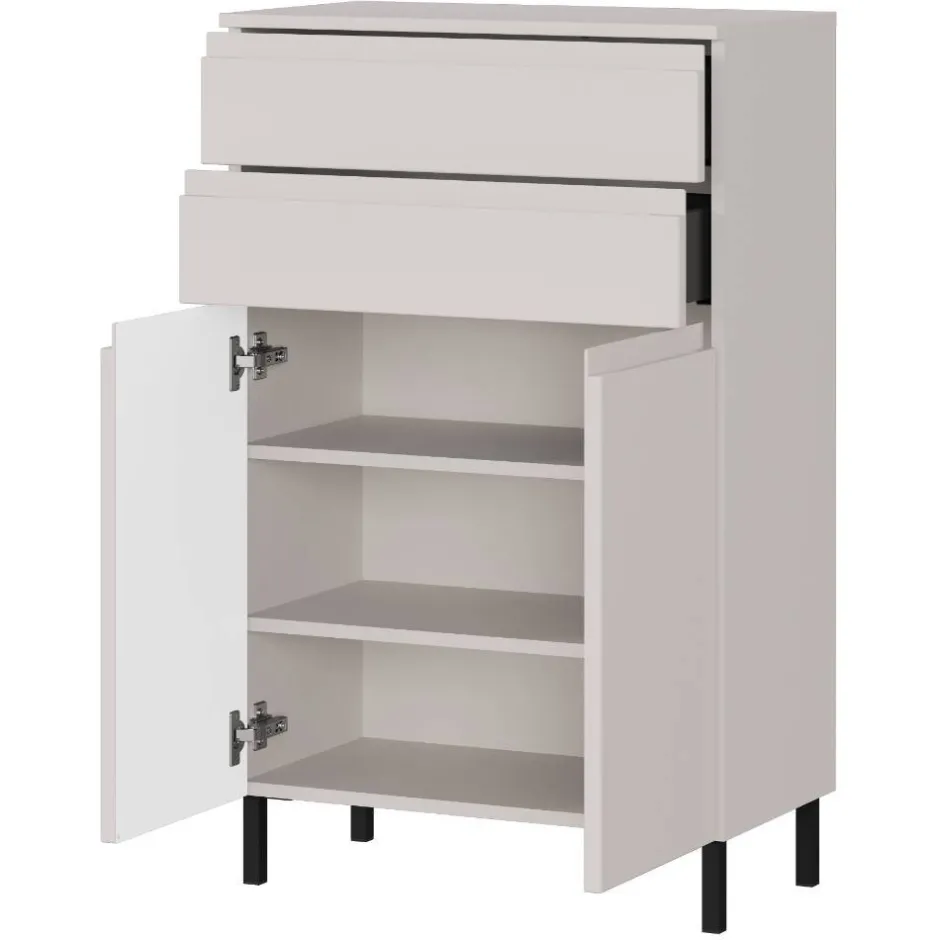 Wohnen Badezimmer-Kommode in Hellgrau - Dadra