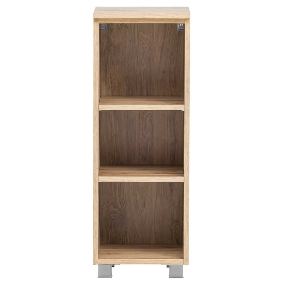 Wohnen Badezimmerregal in Holzoptik Wildeiche - 3 Fächer - Tofias