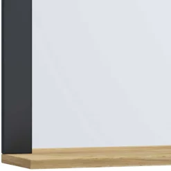 Wohnen Badezimmerspiegel in Wildeiche Honig & Anthrazit - Effect