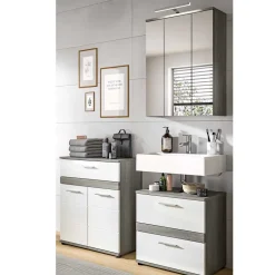 Wohnen Badmöbel Kombination modern - Chapan (dreiteilig)